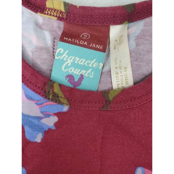 Matilda Jane 2 Character Counts Rosaline Tutu Dress Gemma Socks Size 2T Outfit - Picture 3 of 5